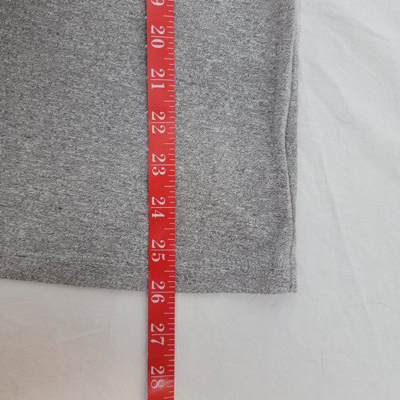 Gray OMT Active V-Neck T-Shirt Heather Gray Women's Large - Picture 10 of 10